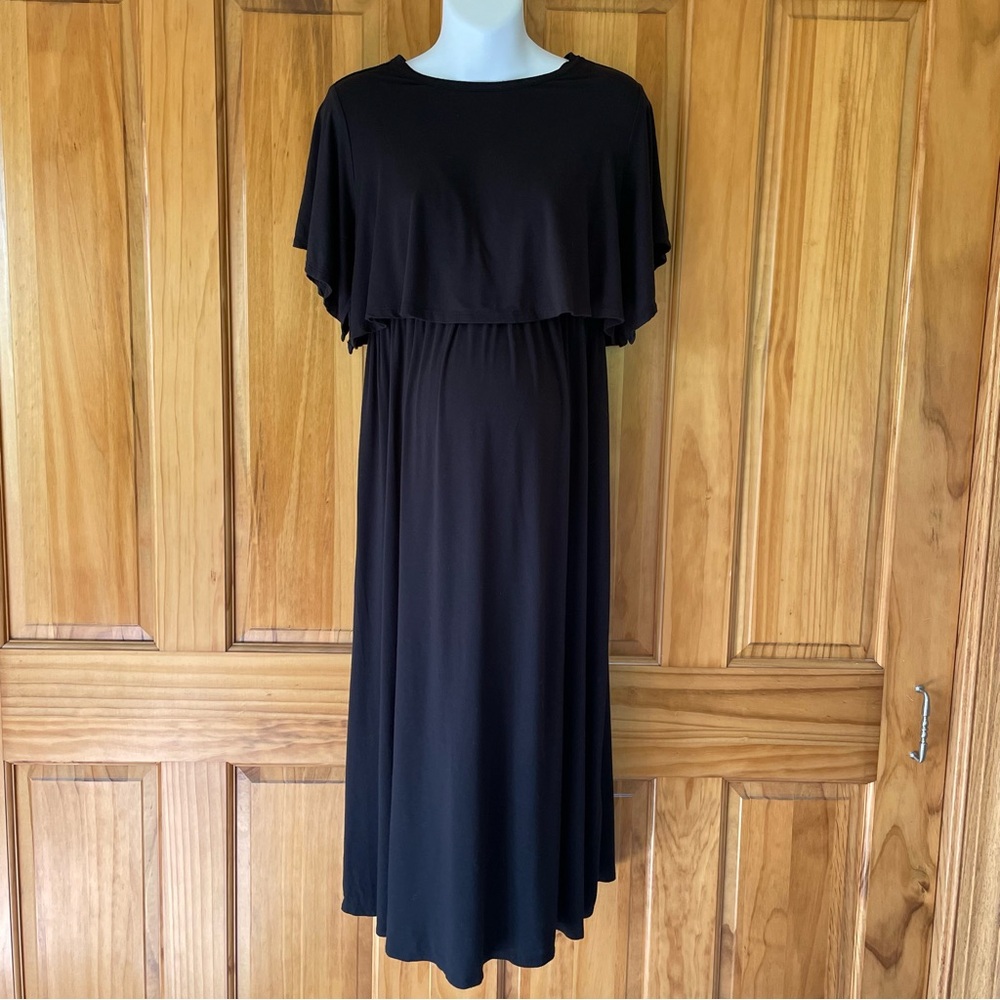 Maternity nursing dress Black Size M